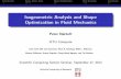 Isogeometric Analysis and Shape Optimization in Fluid ...people.compute.dtu.dk/kiknu/seminars/slides/PNortoft_DTUSC2013.pdf · Introduction Navier-Stokes Flow Shape Optimization Flow