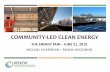 COMMUNITY-LED CLEAN ENERGY - RENEW Wisconsin...Renewables muscle into the mainstream ... and renewable energy resources, if the energy efficiency improvements and renewable energy