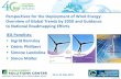 Perspectives for the Deployment of Wind Energy: Overview of Global Trends by 2050 … · 2014-12-05 · 2050 in the Roadmap Vision Wind power to provide 15% to 18% of global electricity
