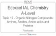 Edexcel IAL Chemistry A-Level - PMT...Edexcel IAL Chemistry A-Level Topic 19 - Organic Nitrogen Compounds: Amines, Amides, Amino acids and Proteins Flashcards