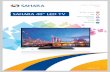 SAHARA 40 LED TV TV SV40B... · 2017-07-18 · SAHARA 40" LED TV PRoDucT DATASHEET SV40B saharaplc.com 40" 16/9 ~ 102 cm 13kg Power consumption