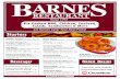 Let Barnes Cater Your Next Party! Starters · Let Barnes Cater Your Next Party! Starters Chicken Fingers Barnes original Chicken Fingers fried golden brown. (4) 5.99 (5) 7.50 (10)