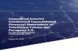 Unaudited Interim Condensed Consolidated Financial ... · Unaudited Interim Condensed Consolidated Financial Statements of Telefónica Celular del Paraguay S.A. For the six month