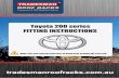 Toyota 200 series FITTING INSTRUCTIONS...Toyota 200 series FITTING INSTRUCTIONS! Make sure you read this from start to finish prior to fitting the roof rack.