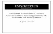 Invictus Education Trust Governance Arrangements & Scheme ... · Invictus Education Trust Governance Arrangements and Scheme of Delegation April 2019 – Mrs J Duern 3 1. Principles