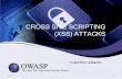 CROSS SITE SCRIPTING (XSS) ATTACKS · Cross site scripting (XSS) is a common attack vector that injects malicious code into a vulnerable web application. XSSdiffers from other web
