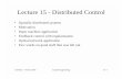 Lecture 15 - Distributed Control Lecture 15 - Distributed Control ¢â‚¬¢ Spatially distributed systems
