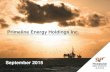 Primeline Energy Holdings Inc. · 3 Primeline Corporate Presentation September 2015 2 Petroleum Contracts in the East China Sea • China’s dynamic economic growth in the past 25