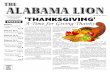 THE ALABAMA LION - Lions MD34 · data to the program at LCI called Lions KidSight USA. This collection of data by Lions International will help the overall data collection that will