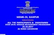 MSME-DI, KANPUR DI.pdf · launched the scheme of national sc-st hub (nssh) on 18.10.2016 2. ministry of msme, govt. of india has formulated a scheme with an outlay of rs. 490 crore