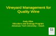 Vineyard Management for Quality Wine - Viticulture Program Management for Quality Wine.pdf · Vineyard Management for Quality Wine Andy Allen Viticulture and Enology Program Arkansas