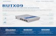 DATASHEET // RUTX09 INDUSTRIAL LTE ROUTER RUTX09 · 2020-03-17 · Power supply 9 - 50 VDC, 4 pin DC connector PoE (passive) Passive PoE. Possibility to power up through LAN port,