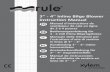 3” - 4” Inline Bilge Blower Instruction Manual · Always install proper fuse size to prevent damage to product should a short occur. Failure to install proper fuse could increase