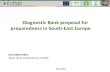 Diagnostic Bank proposal for preparedness in South-East Europe · Diagnostic Bank proposal for preparedness in South-East Europe Kiril KRSTEVSKI, Short Term Professional, EuFMD ...