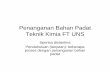 Penanganan Bahan Padat Teknik Kimia FT UNS · padat. Cyanide extraction for Gold ... – Zinc powder is added to this gold-cyanide solution – which precipitates out the gold - –