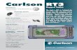 Carlson RT3Carlson Rugged Tablet The Carlson RT3 is designed for surveying, stake out, construction layout and GIS mapping and is bundled with Carlson SurvPC – the Windows- based