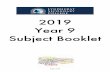 2019 Year 9 Subject Booklet - Lyndhurst Secondary College Yr 9 Handbook.pdf · L.O.T.E Hindi HUMANITIES The Law and You . Page 4 of 17 CORE: ENGLISH ... Common Assessment Tasks and