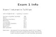 Exam 1 Info - Open Computing Facilityrfguo/CS61CL/CS61CL Guest... · 2009-03-06 · Exam 1 Info Exam 1 returned in Tu/W lab cs61cl-tb@h30 [4] ~ > glookup -s exam1 Number of grades