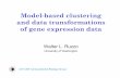 Model-based clustering and data transformations of gene ... · Model-based clustering and data transformations of gene expression data ... Validation Methodology •Compare on data