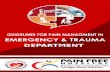 pain manAGEMENT IN EMERGENCY AND TRAUMA DEPARTMENThsajb.moh.gov.my/versibaru/uploads/anaes/Pain_Management_in_Emergency... · o Triage o Primary Triage o Secondary Triage o Non-Critical/Green