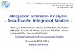 Mitigation Scenario Analysis - Asia-Pacific Integrated .... Tatsuya Hanaoka-Japan.pdf · Mitigation Scenario Analysis - Asia-Pacific Integrated Models - The 5. th. Workshop on GHG