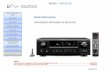 Model Information - D+M Grouprn.dmglobal.com/usmodel/DMIAVR3312CI.pdf · MODEL: AVR-3312CI. Model Information. INTEGRATED NETWORK AV RECEIVER. I/R Codes. Product Specifications. Upgrades/Updates.