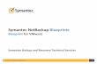 Symantec NetBackup Blueprints - VMware · Refer to NetBackup software compatibility list for supported OS versions. Symantec NetBackup Blueprints Whiteboards: VMware SAN access to
