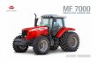 MF 7000 - Masterof · 2016-04-06 · MASSE FERGUSON 3 Los tractores de la Serie MF 7000 Industria Argentina cuentan con control remoto de alto caudal con comando de cuatro válvulas