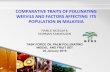 COMPARATIVE TRAITS OF POLLINATING WEEVILS AND …...COMPARATIVE TRAITS OF POLLINATING WEEVILS AND FACTORS AFFECTING ITS POPULATION IN MALAYSIA RAMLE MOSLIM & NORMAN KAMARUDIN TASK