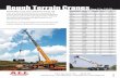 Rough Terrain Cranes · Rough Terrain Cranes from 22 to 150 USt With their ability to traverse uneven or rough terrain on work sites, rough terrain cranes offer versatility and power,