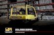 COUNTERBALANCED ELECTRIC, CUSHION TIRE …...• Optional electro-hydraulic controls with TouchPoint mini-levers provide precise fingertip control of all hydraulic functions. An adjustable