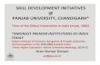 SKILL DEVELOPMENT INITIATIVES PANJAB UNIVERSITY, … Bhawan... · SKILL DEVELOPMENT INITIATIVES @ PANJAB UNIVERSITY, CHANDIGARH* Arun Kumar Grover vc@pu.ac.in *One of the Oldest Universities