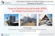 Design for Manufacturing and Assembly (DfMA), and Modular ...cic.hk/files/page/10343/20180824_Tuan Ngo_Design for Manufacture and... · Design for Manufacturing and Assembly (DfMA),