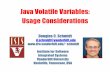 Java Volatile Variables: Usage Considerationsschmidt/cs891s/2020-PDFs/3.3.3-volatile... · 2 Learning Objectives in this Part of the Lesson •Understand how Java volatile variables