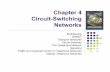 Chapter 4 Circuit-Switching Networks · Chapter 4 Circuit-Switching Networks Multiplexing SONET Transport Networks ... SONET: Overview zSynchronous Optical NETwork zNorth American
