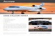 2000 FALCON 900EX - ACASS · 2019-11-19 · 2000 FALCON 900EX PH-LAU SN 54 HIGHLIGHTS Airframe enrolled on HAPP/CASP ... 2000 Honeywell Primus 2000 (5-tube EFIS) Year of Delivery: