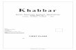 Khabbar · Khabbar XXIX No. 4 Page: 2 Khabbar Follies In this section, Khabbar looks into the Konkani community and anything and everything that is Konkani from a Konkani point of