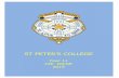 ST PETER’S COLLEGE · 2018-08-20 · ST PETER’S COLLEGE Year 11 CIE IGCSE 2019 . Year 11 CIE IGCSE 2019 1 TABLE OF CONTENTS PAGE 2 2019 CIE Outline 3 CIE Grading, Advancement