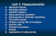 Unit I: Measurementscf.linnbenton.edu/mathsci/physci/reedb/upload/Unit 1...Unit I: Measurements A. Significant figures B. Rounding numbers C. Scientific notation D. Using electronic