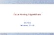 Data Mining Algorithms - Stanford Universityweb.stanford.edu/class/cs102/lecturenotes/DataMining.pdf · Data Mining CS102 Association Rules: Lift Association rule Sàimight have high