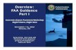 Overview: Federal Aviation FAA Guidance Part I · 2018-06-19 · Federal Aviation Administration 0 Overview: FAA Guidance Part I Federal Aviation Administration Concrete Airport Pavement