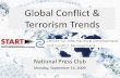 Global Conflict & Terrorism Trends · Global Conflict & Terrorism Trends National Press Club Monday, September 14, 2009. Peace and Conflict Ledger and ... IED_Definitely VBIED Suicide_IED
