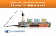 Rapid RH Portable pH Meter User's ManualThe Rapid RH® Portable pH Meter gives you portable, accurate pH testing. 2. ... E. Place the pH electrode into distilled water, wash it, and