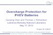 Overcharge Protection for PHEV Batteries• Continue to explore other high- voltage electroactive polymers that are suitable for overcharge protection for PHEV batteries. Optimize