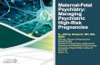 Psychiatry: Managing Psychiatric High-Risk Pregnancies · Maternal-Fetal Psychiatry: Managing Psychiatric High-Risk Pregnancies D. Jeffrey Newport, MD, MS, MDiv Director, Women’s