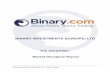 BINARY INVESTMENTS (EUROPE) LTD · 2020-02-27 · Binary Investments (Europe) Ltd – Pillar 3 Report 8 general credit risk adjustments, by significant industry or counterparty type