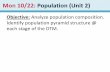 Objective: Analyze population composition. Identify ...stepekaphumangeography.weebly.com/uploads/2/8/4/1/28419347/population_pyramids...What info can a pop. pyramid tell us? •Besides