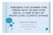 ASSESSING THE SUMMER-TIME URBAN HEAT ISLAND OVER … · ASSESSING THE SUMMER-TIME URBAN HEAT ISLAND OVER DELHI: A CASE STUDY OF MICRO-LEVEL CLIMATE CHANGE Puneeta Pandey Assistant