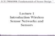 Lecture 1 Introduction Wireless Sensor Networks and Sensorsfaculty.weber.edu/snaik/ECE5900_ECE6900/01Lec01_Intro.pdfLecture 1 Introduction Wireless Sensor Networks and Sensors. 2 ECE