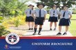 UNIFORM BROCHURE - Emmaus College, Rockhampton · • Formal Shoes - black, leather, lace up school shoes (not joggers or slip on shoes) • Sport Shoes - comfortable lace up running